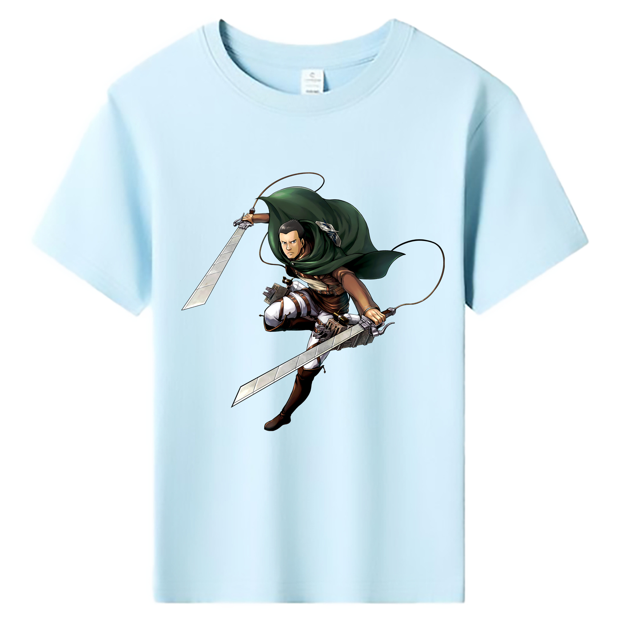 （画像用） 進撃の巨人 Attack on Titan 綿100％キッズTシャツ（フロントプリント）